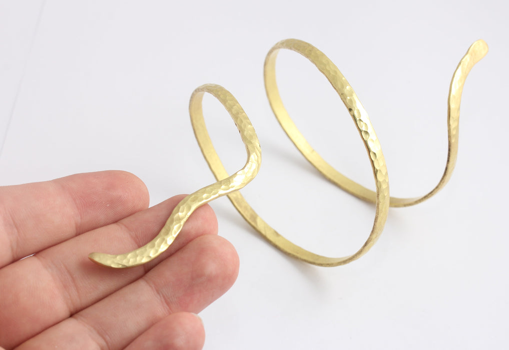 Brass Snake Arm Bracelet