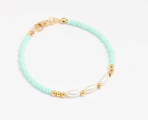 Shiny Gold Cute Beaded Bracelet