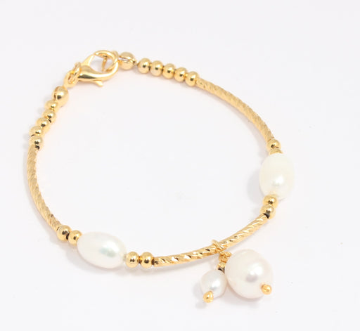 Shiny Gold Beaded Bracelet