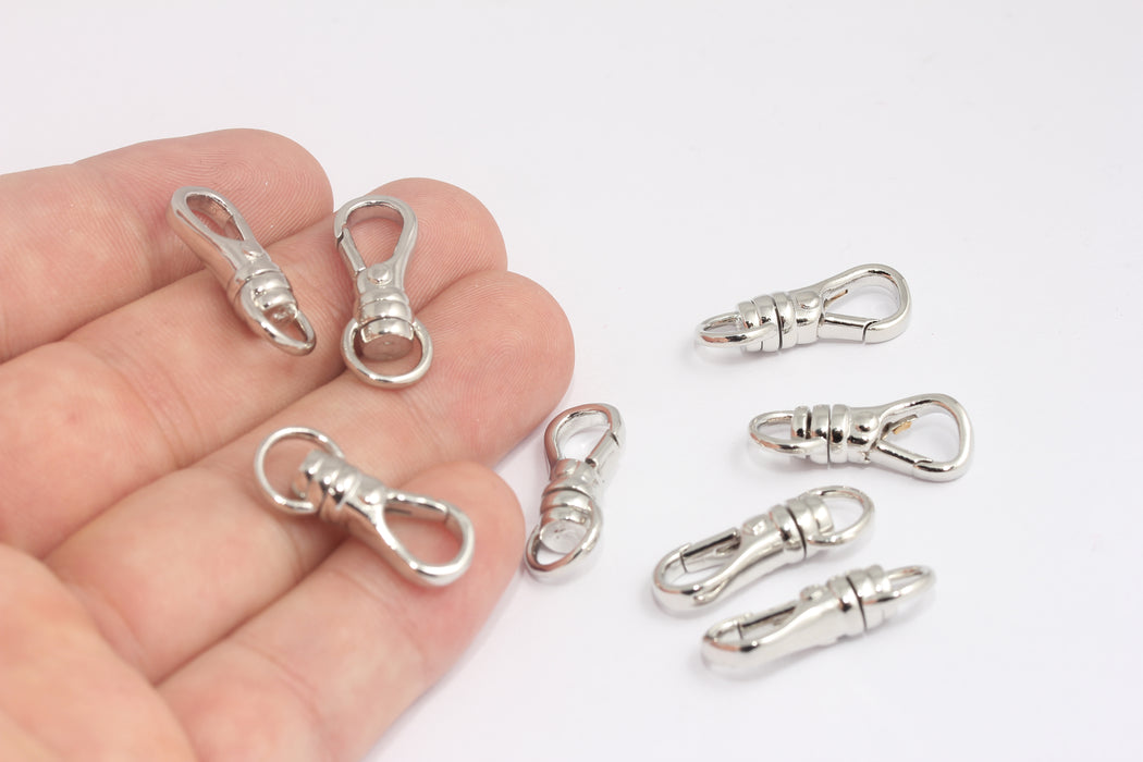 Silver Plated Swivel Clasp