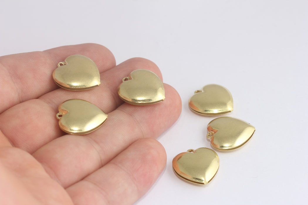 Brass Heart Locket Pendant