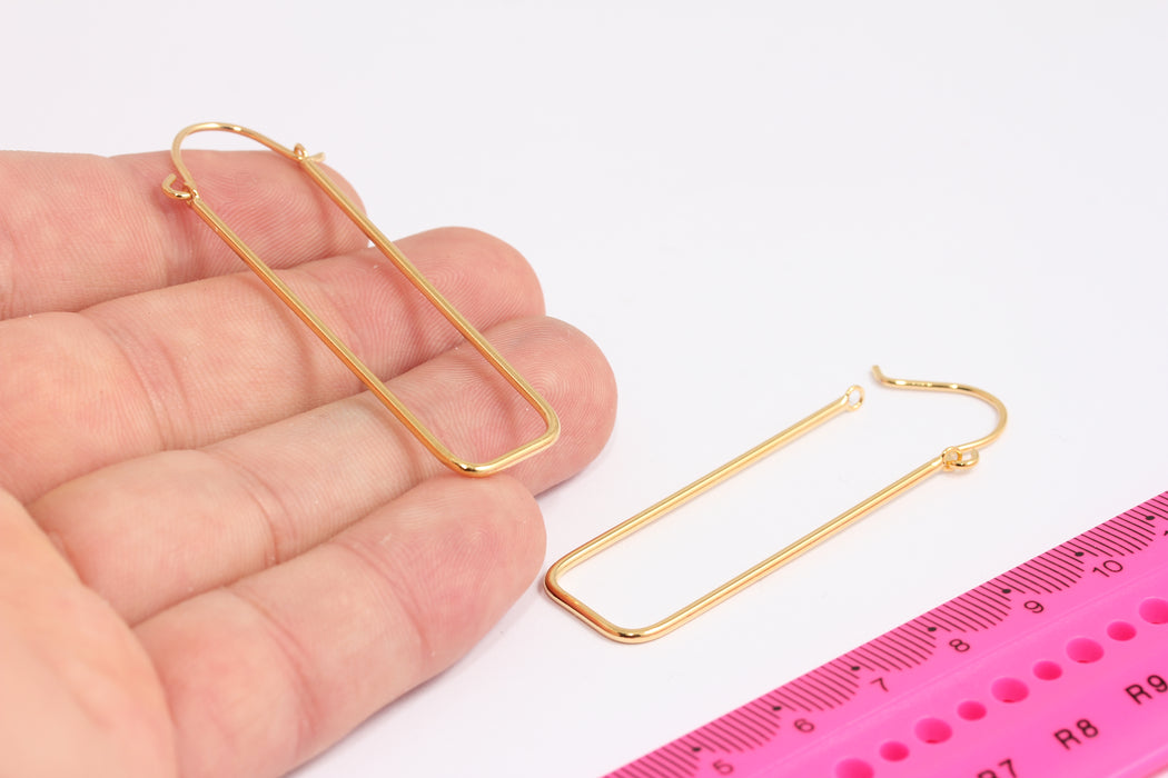 Earring Settings, Large Hoops