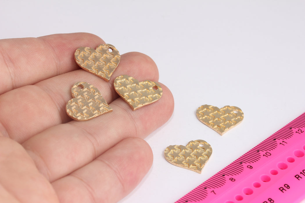 Brass Star Heart