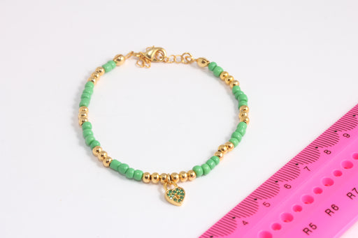 Shiny Gold Beaded Bracelet