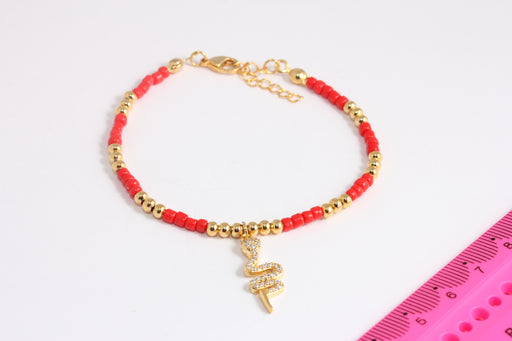 Shiny Gold Beaded Bracelet