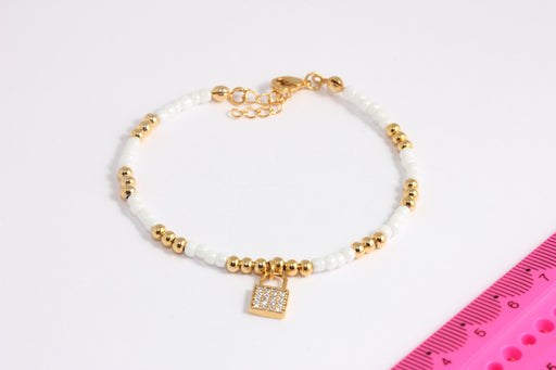 Shiny Gold Beaded Bracelet