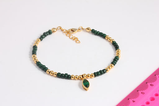 Shiny Gold Beaded Bracelet