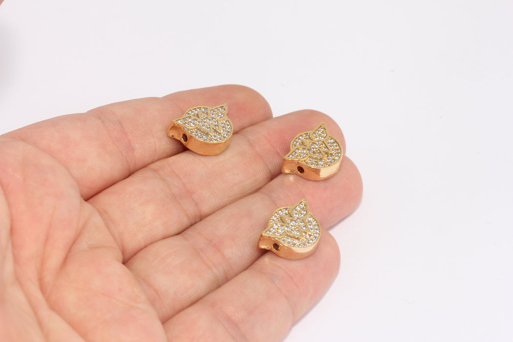 12x16mm 24k Shiny Gold ,Wonder Woman Charms, Gold FRB52