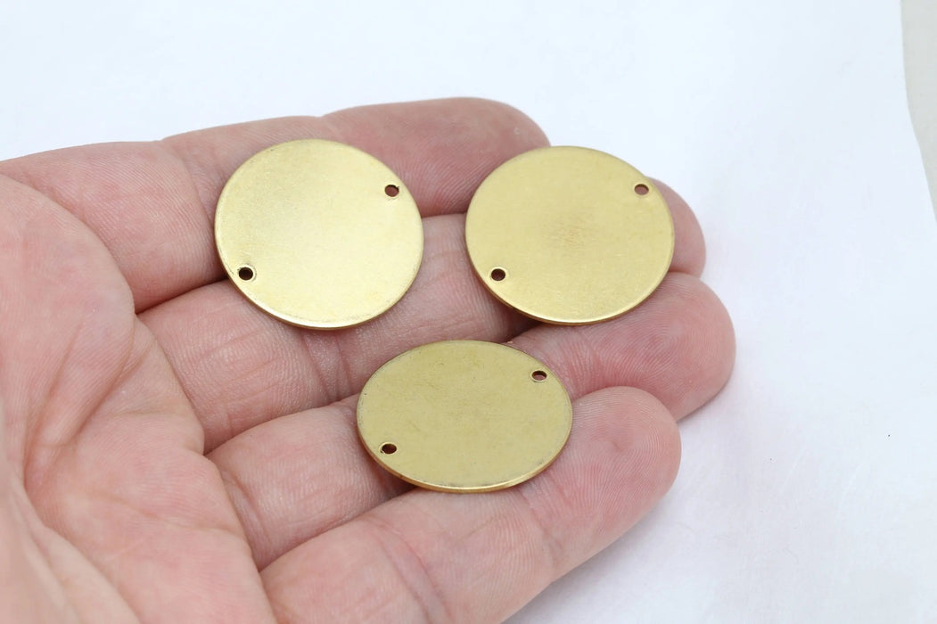 Brass Disc Charms