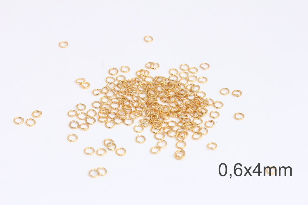 Shiny Gold Jump Rings