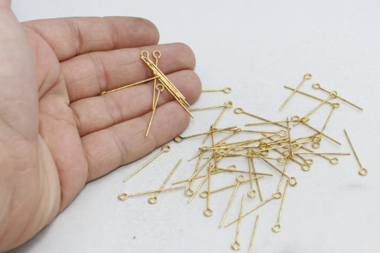 Brass Eye Pins