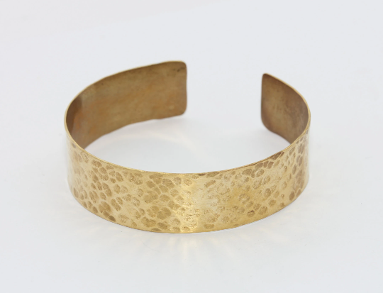 Brass Hammered Bangle