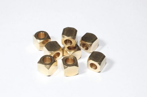 Brass Cube Beads