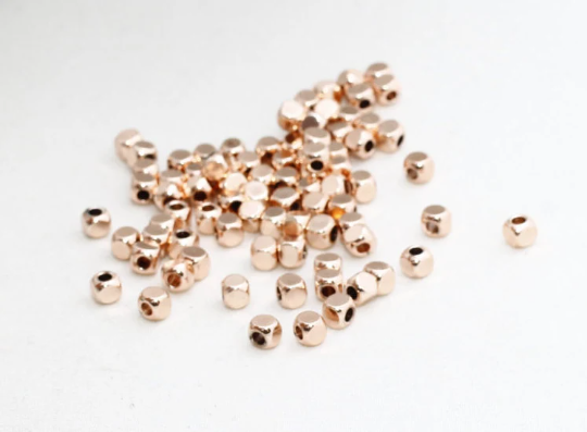 Spacer Beads, Cube square