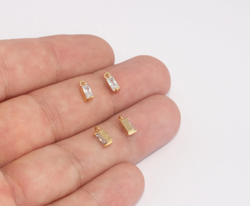 Shiny Gold Drop Beads