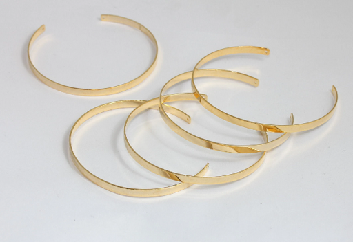 Shiny Gold Cuff Bracelet