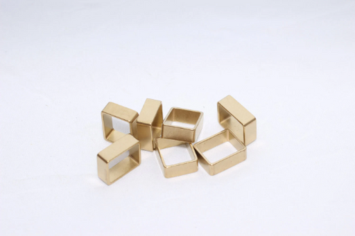 Brass Rectangle Pendant