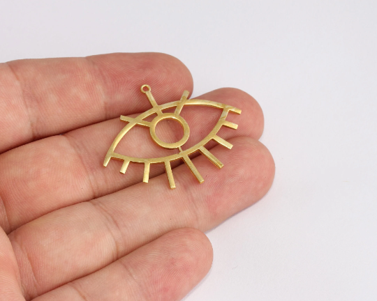 Brass Eye Charm