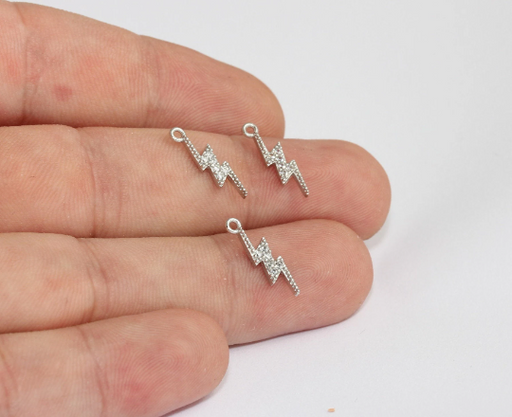 Rhodium Plated Charms