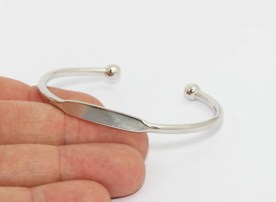 Rhodium Plated Nameplate