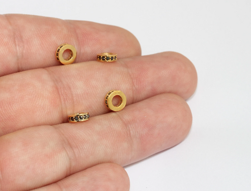 CZ Micro Pave Round,  tubes