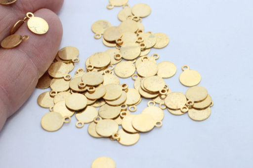 Coin Charms, Stamping Disc, Round Charms