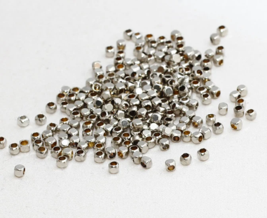 Spacer Beads, Mini Cube
