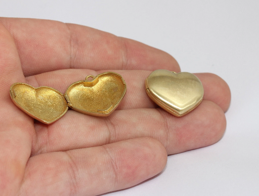 Brass Heart Locket Pendant