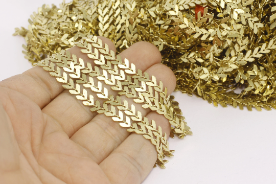 Raw Brass Arrow Chains