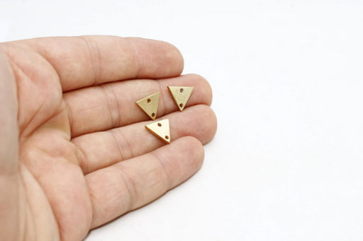 Brass Triangle Charm