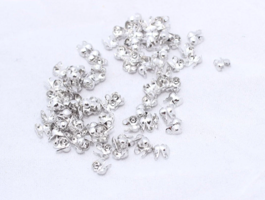 Silver Ball Chain Crimps