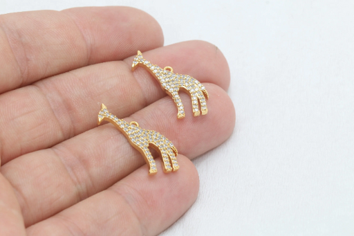 Gold Giraffe Pendant