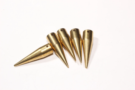 Brass Spike Charms