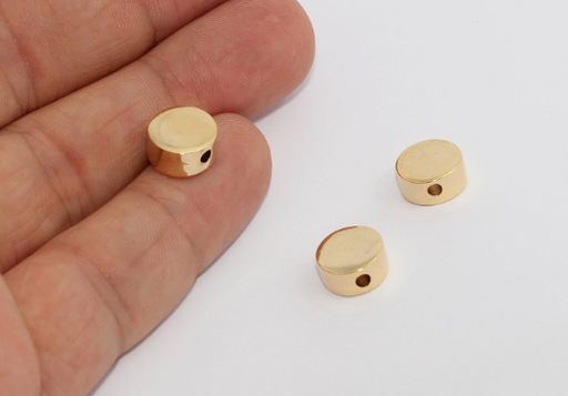 Round Coins, Spacer beads