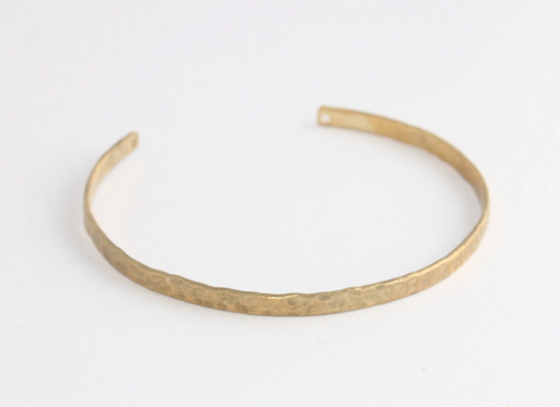 Brass Hammered Bangle