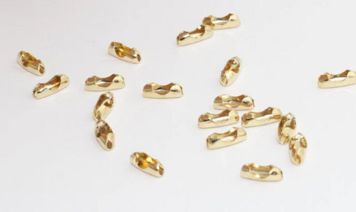 Shiny Gold Ball Chain Clasp