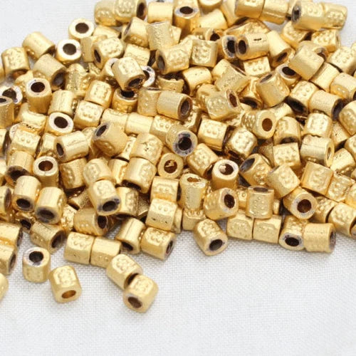 Plated Spacer Beads, Tiny Spacer