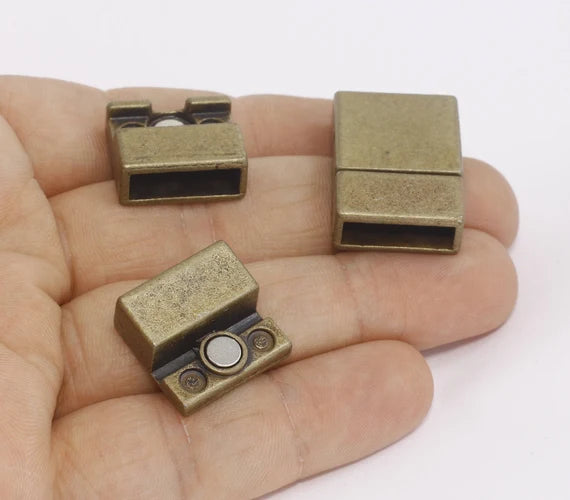 Bronze Flat Magnetic Clasp
