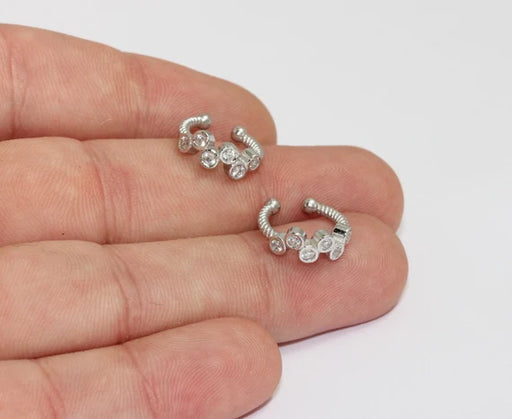 Micro Pave Ear Cuffs, Earrings