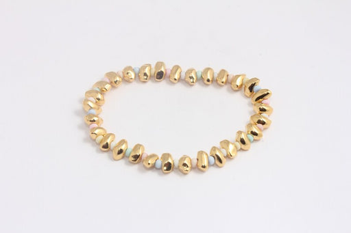 Shiny Gold Beaded Bracelet