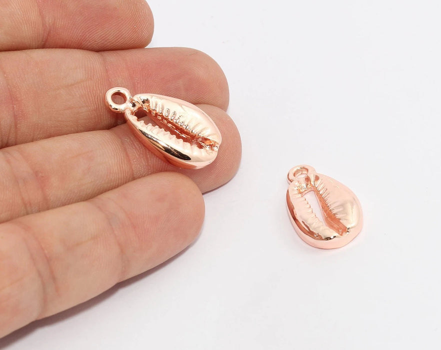 13x24 mm Gül Altın Kaburga Kolye, Kaburga Tılsımları, Deniz MTE747