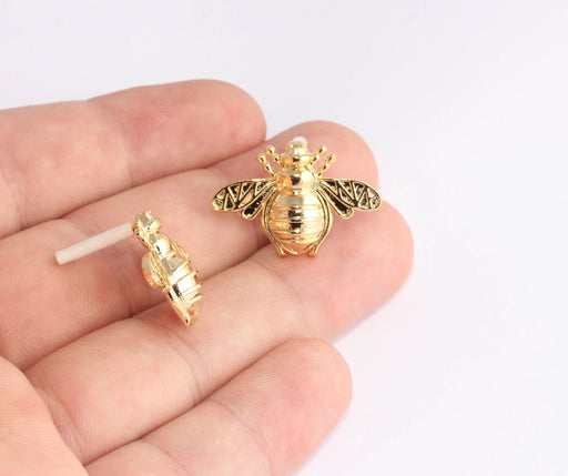 Bee Stud Earrings, Large Bee Studs, Statement Earrings