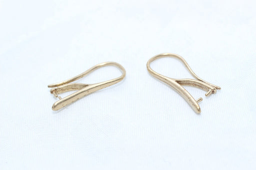 Ear Wires, Earrings, Raw Brass
