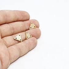Brass Triangle Pendant