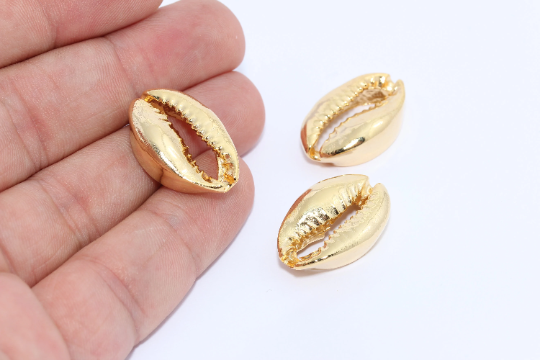 17x25mm 24 ayar Parlak Altın Kaburga, Kaburga Takıları, Deniz BRT10