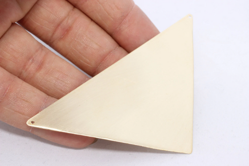 Brass Triangle Charms