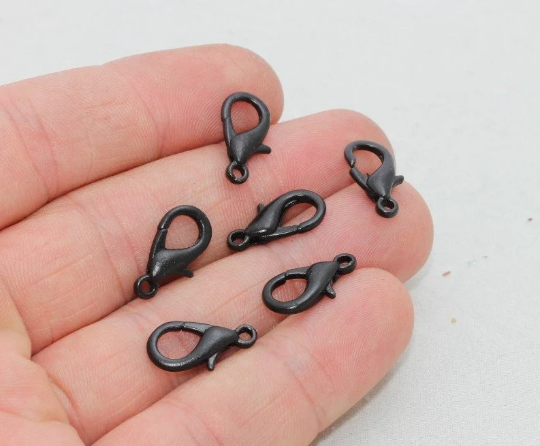 Black Plated Lobster Clasp