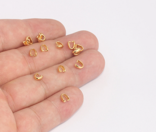 Shiny Gold Pinch Bails