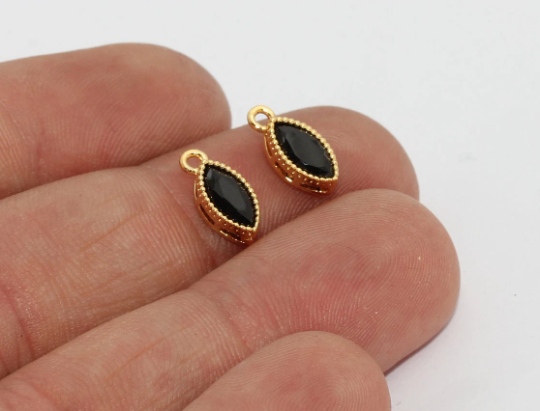 Gold Drop Charms
