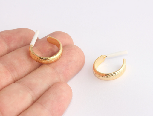 Hoop Earrings,  Stud Hoops